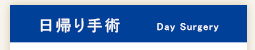 日帰り手術